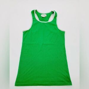 Go Softwear | men’s retro style Green ringer Sleeveless Top | medium